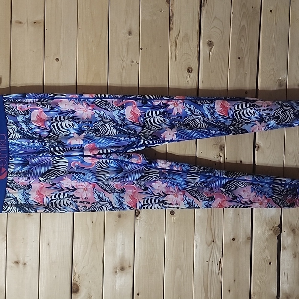 Ethika Leggings Size Small NWOT Zebras